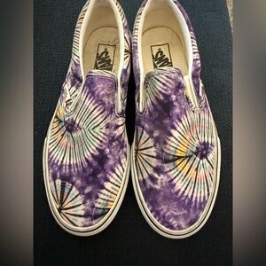 Vans‎ Classic Slip-On New Age Purple Tie Dye Sneakers